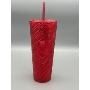 Starbucks Winter Holiday Jeweled Tumbler Red 24 ounce